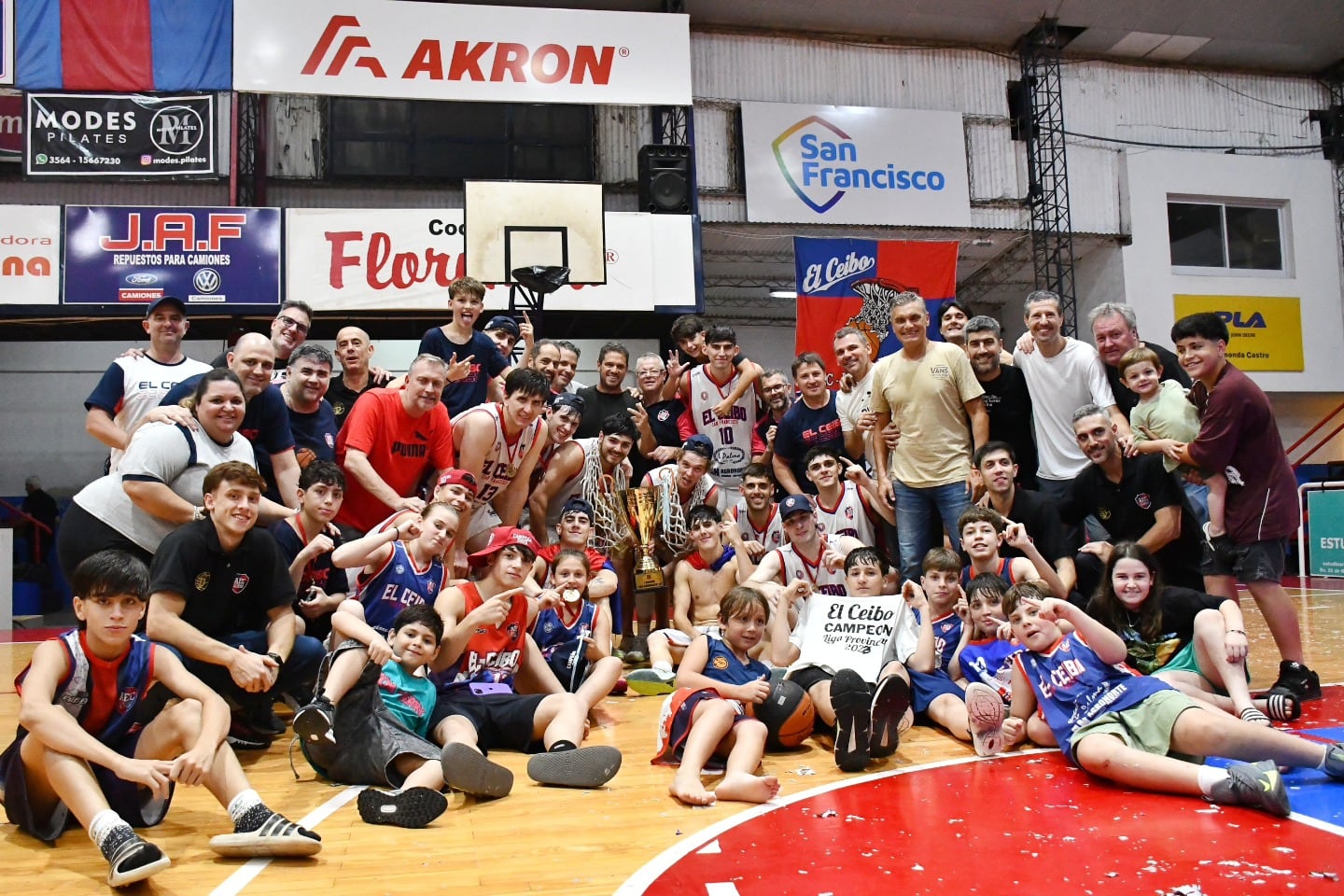 El Ceibo de San Francisco es el Campeón de la Liga Provincial A de Básquet