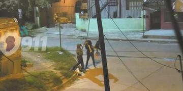 Mirá el video captado por las cámaras del 911 en Córdoba.