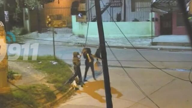 Mirá el video captado por las cámaras del 911 en Córdoba.