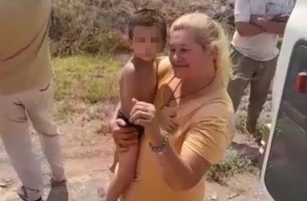 Milagrosa maniobra evitó que un camionero atropelle a un niño extraviado