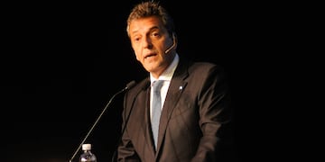 Sergio Massa en La Rural.