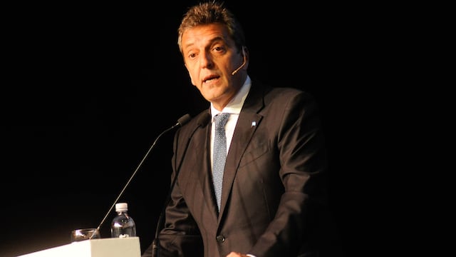 Sergio Massa en La Rural.