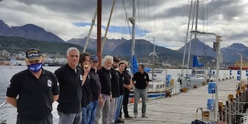 Veteranos de Guerra se embarcan a bordo del Velero “Galileo” para realizar la travesía “Expedición a la Isla de los Estados”