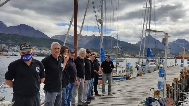 Veteranos de Guerra se embarcan a bordo del Velero “Galileo” para realizar la travesía “Expedición a la Isla de los Estados”