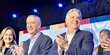 Juan Schiaretti y Martín Llaryora presentaron en Rio Cuarto a sus nuevos socios políticos.