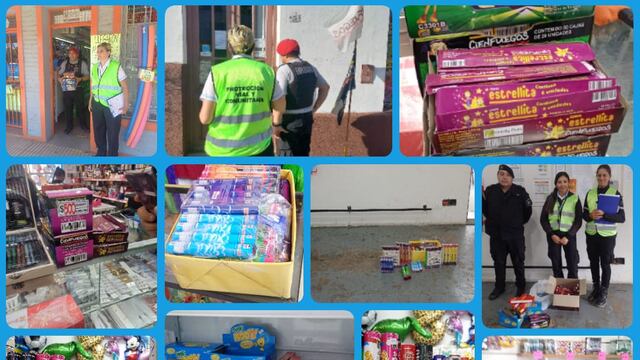 Operativos por pirotecnia sonora en Rafaela