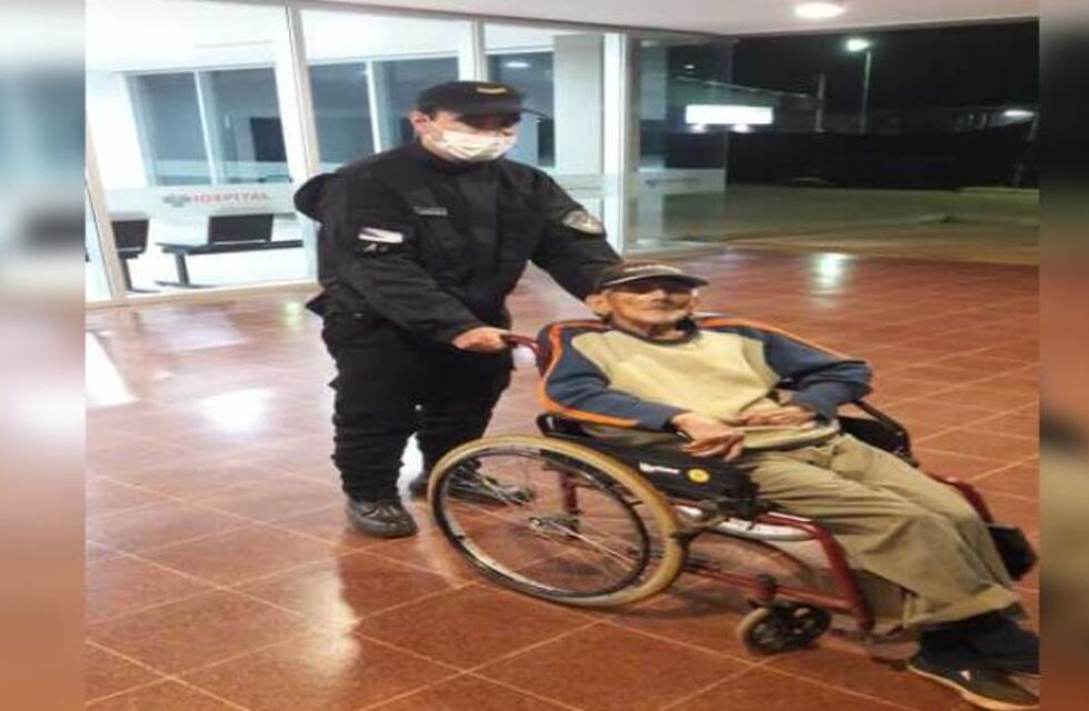 Efectivos policiales auxiliaron a un hombre perdido en Jardín América