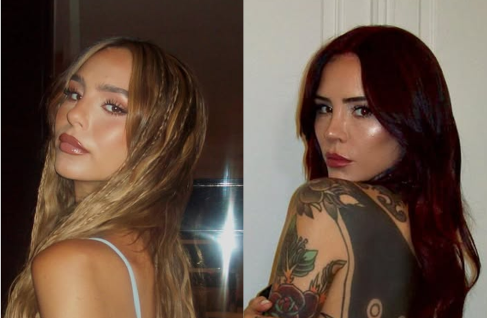La foto de Juanita y Cande Tinelli al límite: en microbikini y con una pose muy provocadora