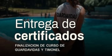 Oberá celebra la primera promoción de la Escuela Provincial de Guardavidas y Timonel.