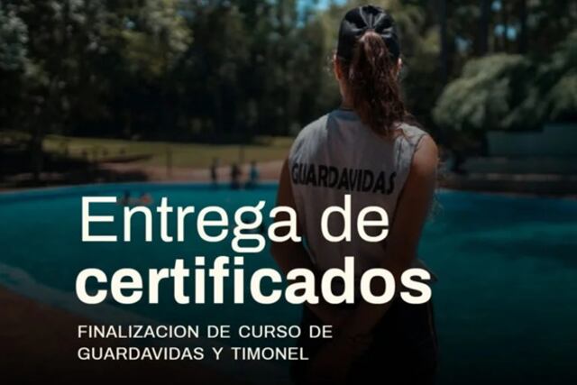 Oberá celebra la primera promoción de la Escuela Provincial de Guardavidas y Timonel.