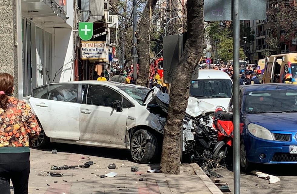 Desastre vial en el Centro de Córdoba: liberaron al conductor por una fianza millonaria