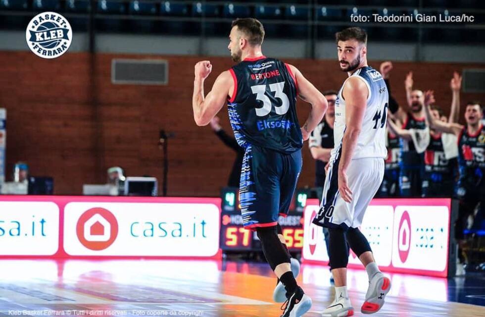 Pablo Bertone debutó con nueve puntos en el básquet Ferrara de Italia