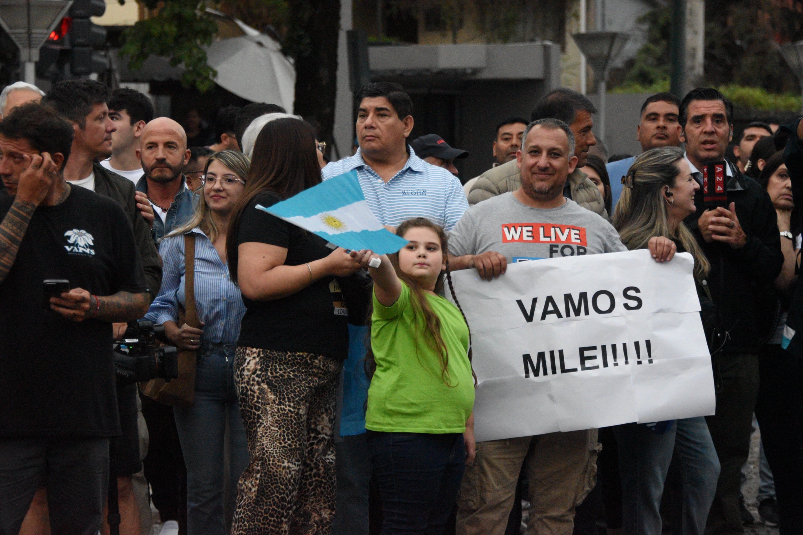 Milei en Tucumán. Foto: Dulce Márquez.