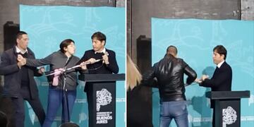 Una mujer increpó a Kicillof y terminó detenida (Captura de video / DLN Noticias)