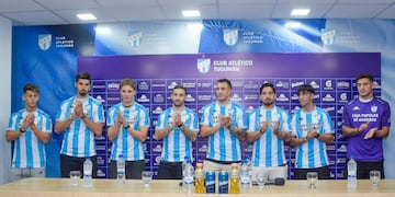 Las incorporaciones fueron presentadas en el José Fierro y se sumaron a los entrenamientos de cara al estreno del viernes.