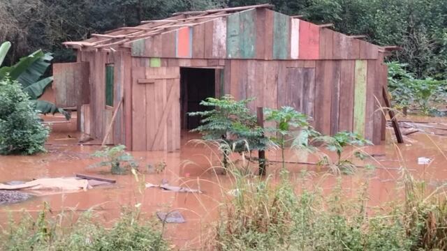 Estado de alerta en El Soberbio por crecida del río Uruguay: se analizan evacuaciones.