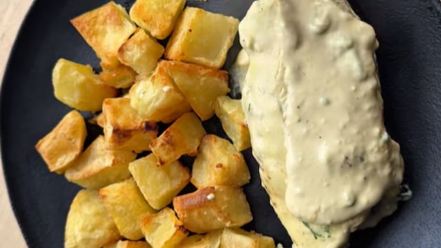 Este pollo a la mostaza se hace en pocos minutos y queda muy sabroso.