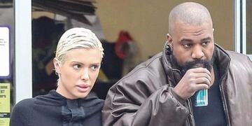 Bianca Censori y Kanye West.