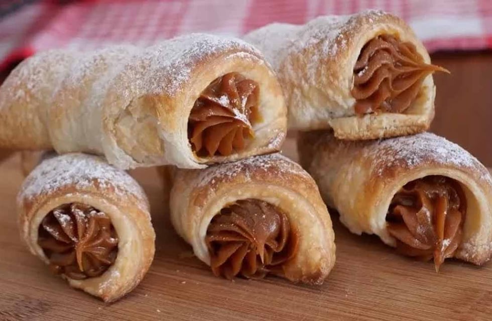 Fácil y con pocos ingredientes: la receta perfecta para preparar cañoncitos de dulce de leche