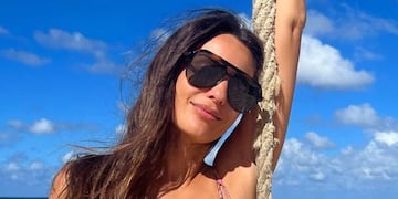Pampita cautivó a sus seguidores.