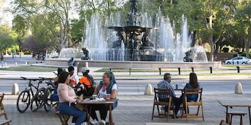 Días de mucho calor en Mendoza.