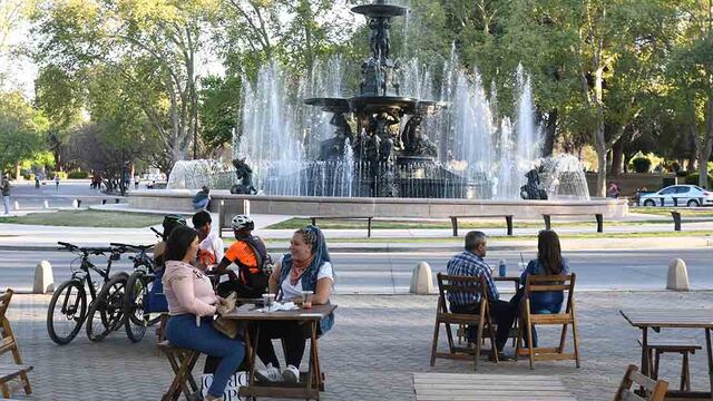 Días de mucho calor en Mendoza.