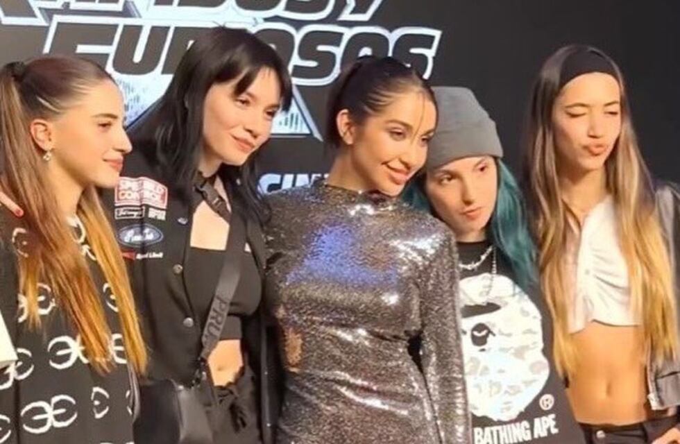 María Becerra fue anfitriona en la premiere de Rápidos y Furiosos X: todos los famosos invitados