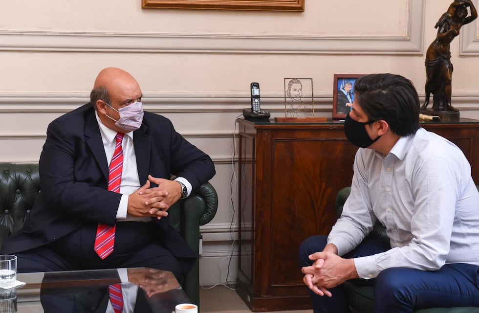 Reunión del ministro Nicolás Trotta con el licenciado Hugo Saab