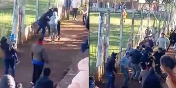 Violencia durante un partido de fútbol en Eldorado dejó un hospitalizado.