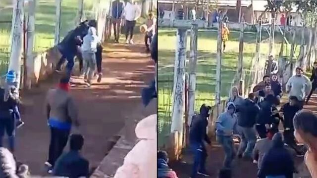Violencia durante un partido de fútbol en Eldorado dejó un hospitalizado.