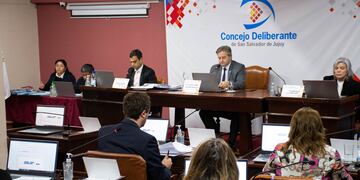 La sesión ordinaria de este jueves en el Concejo Deliberante capitalino fue presidida por el concejal Gastón Millón.