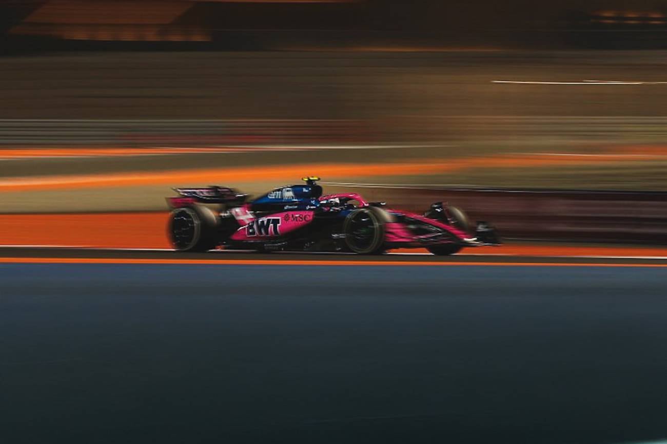 Franco Colapinto en la práctica libre de Qatar (Alpine)