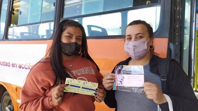 Intervención por el Día de los y las estudiantes en el transporte público