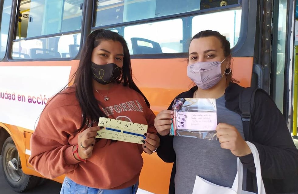 Intervención por el día del estudiante en el transporte público