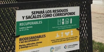 Separación de residuos en complejos de departamentos