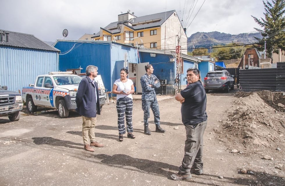 Funcionarios del Ministerio de Defensa de Nación visitaron a Defensa Civil de Ushuaia