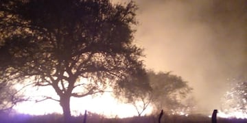 Incendio en Villa de la Quebrada