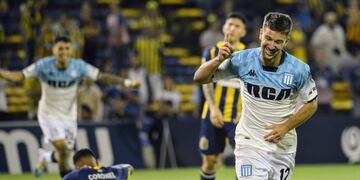 Racing Club sigue festejando. Victoria en Rosario, para ponerse muy cerca del líder Vélez, y por encima de Talleres (Fotobaires)