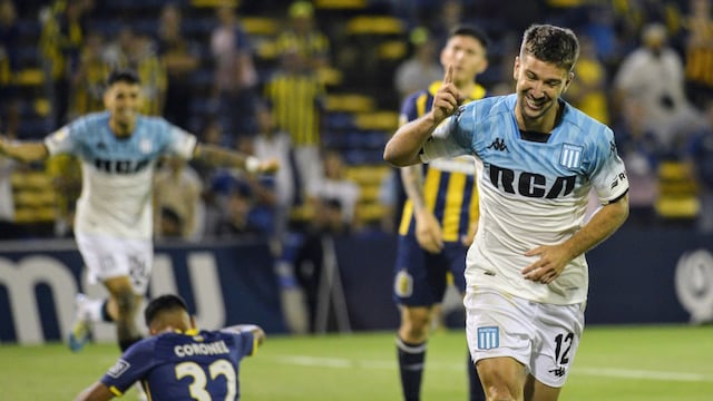 Racing Club sigue festejando. Victoria en Rosario, para ponerse muy cerca del líder Vélez, y por encima de Talleres (Fotobaires)
