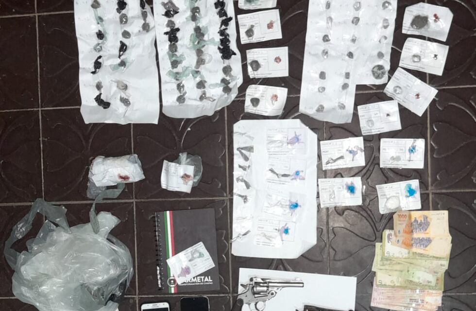 Frontera: detuvieron a dos personas por microtráfico y tenencia indebida de armas de fuego