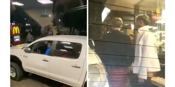 Golpes e insultos entre dos conductores.