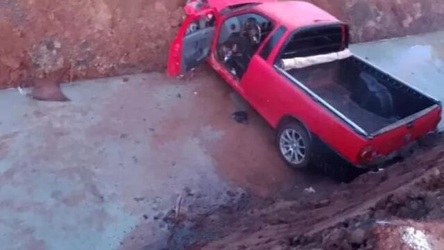 Accidente de tránsito en Tres Capones dejó en grave estado a un automovilista.