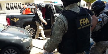 El accionar de la Fuerza Policial Antinarcotráfico. Imagen Ilustrativa.