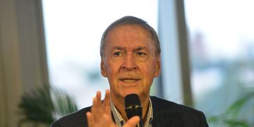 Juan Santiago presidente de la tecnológica Santex inaugura sus nuevas oficinas con la presencia del gobernador Juan Schiaretti y del intendente Martin Llaryora en Torres Capitalinas