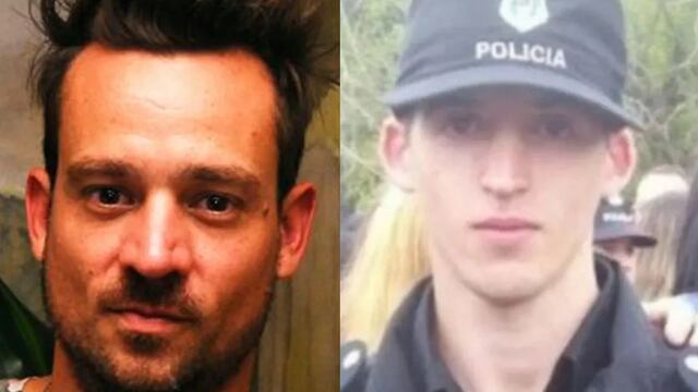 Chano y el policía que le disparó. Foto web.