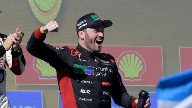 Agustín Canapino, ganador de la carrera de los millones