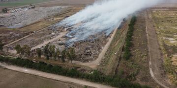 Incendios en el Relleno Sanitario de Rafaela