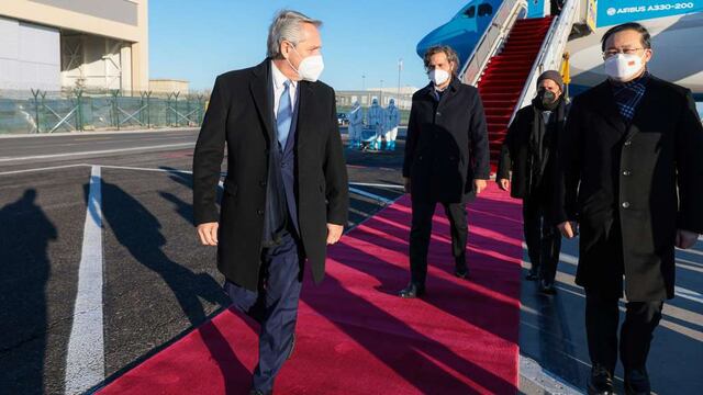 El mandatario ya se encuentra en Beijing para la cumbre con el lider chino y participar de la apertura de los Juegos Olímpicos de Invierno.
