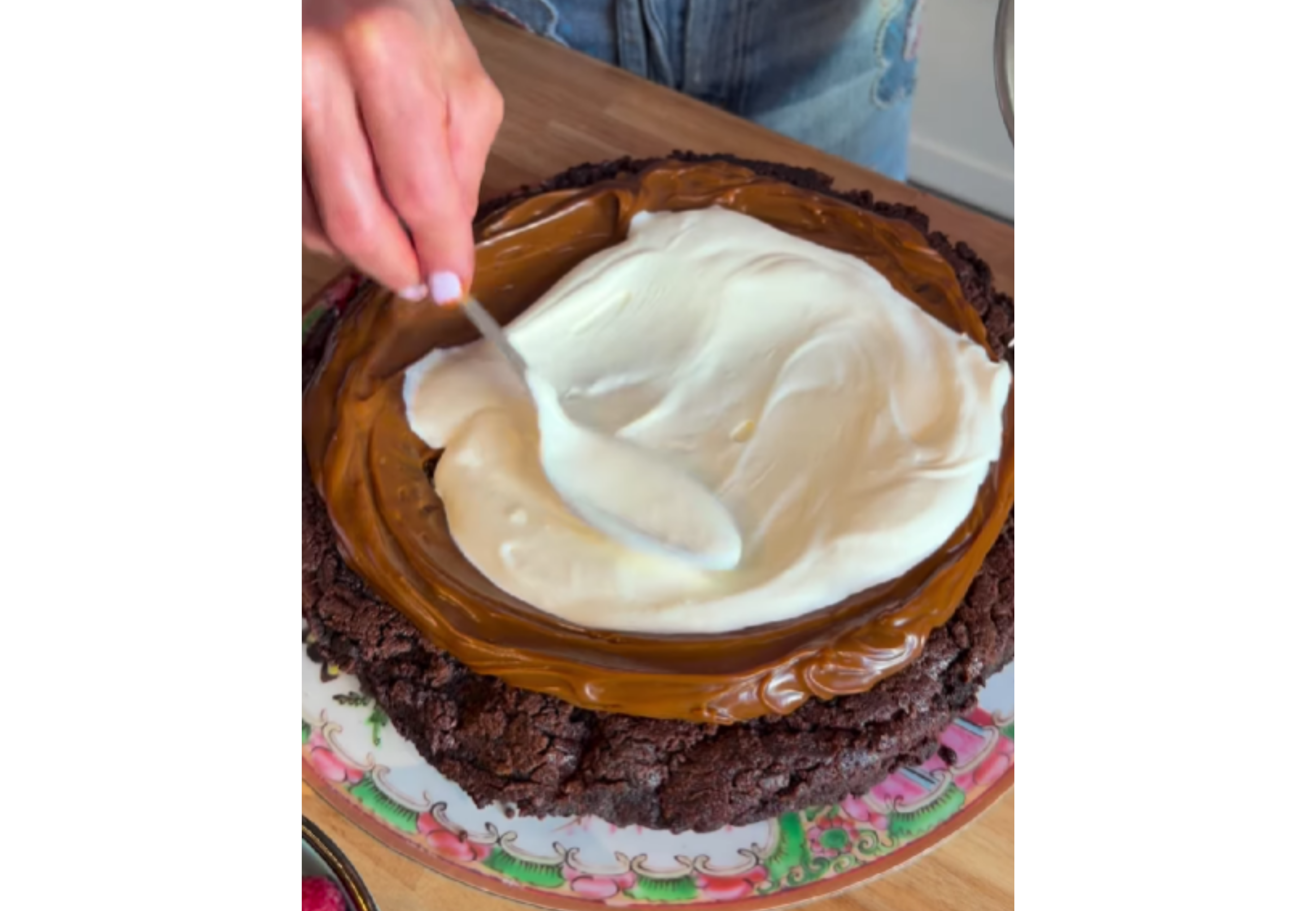 Esta marquise se hace en simples pasos.