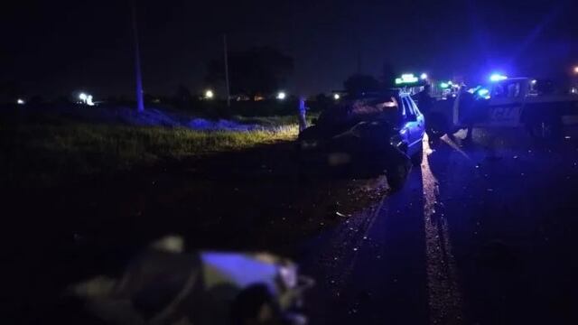 Siniestro fatal en Posadas: hay un motociclista fallecido.
